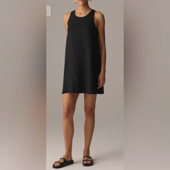 J.Crew Maxine button-back dress in linen - Picture 5 of 8